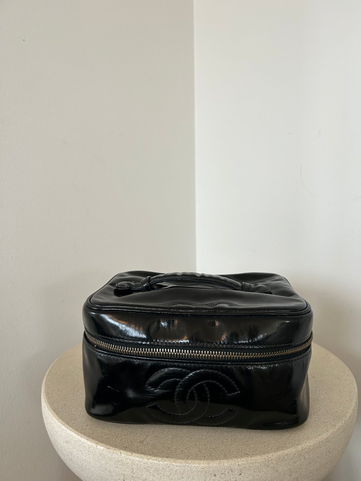 Chanel Patent Leather Vanity Bag