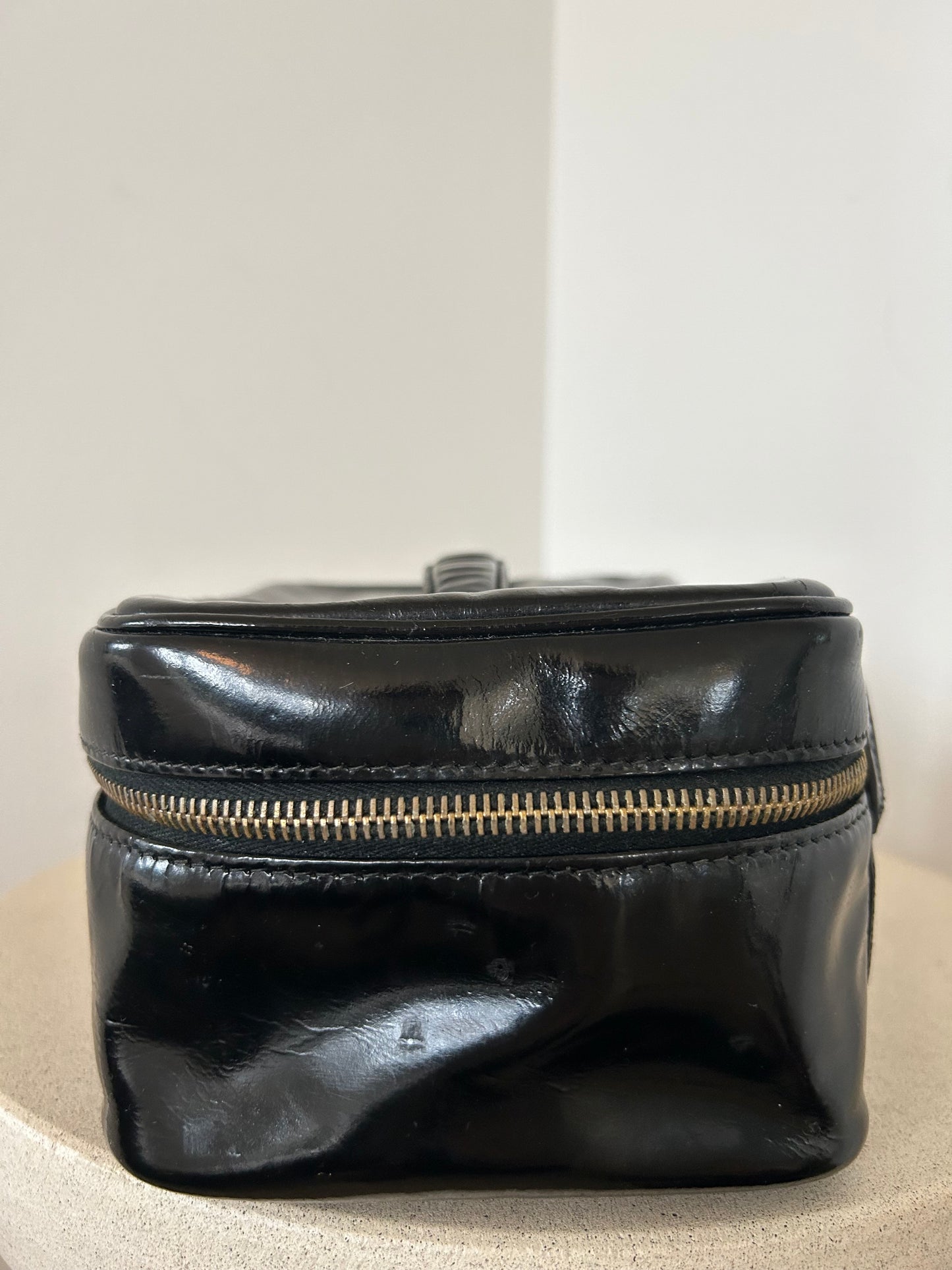 Chanel Patent Leather Vanity Bag