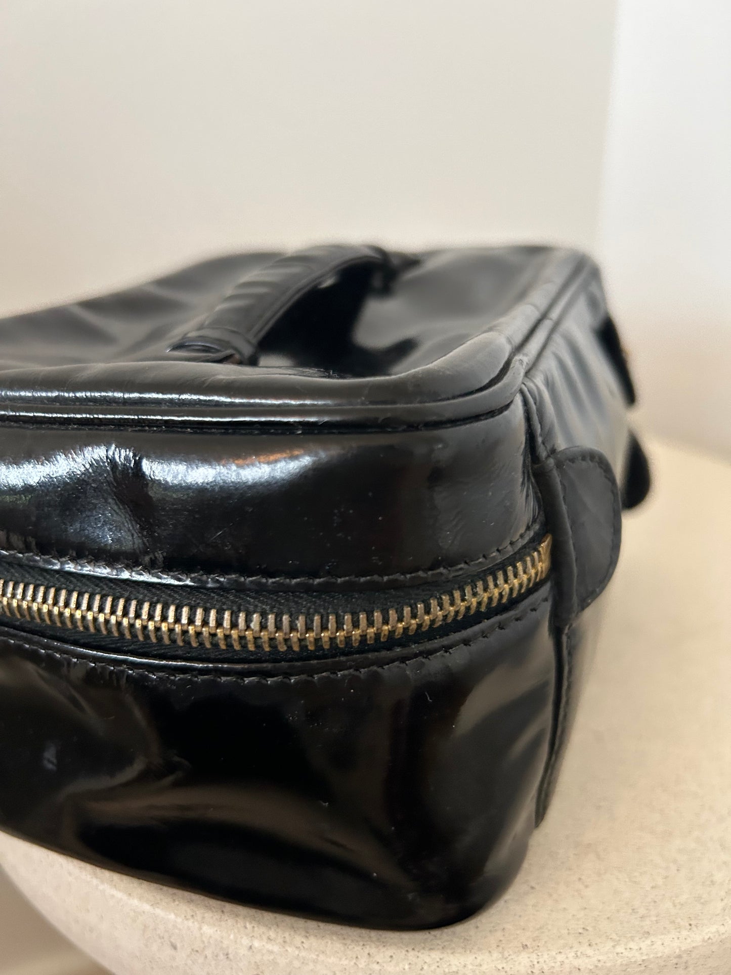 Chanel Patent Leather Vanity Bag