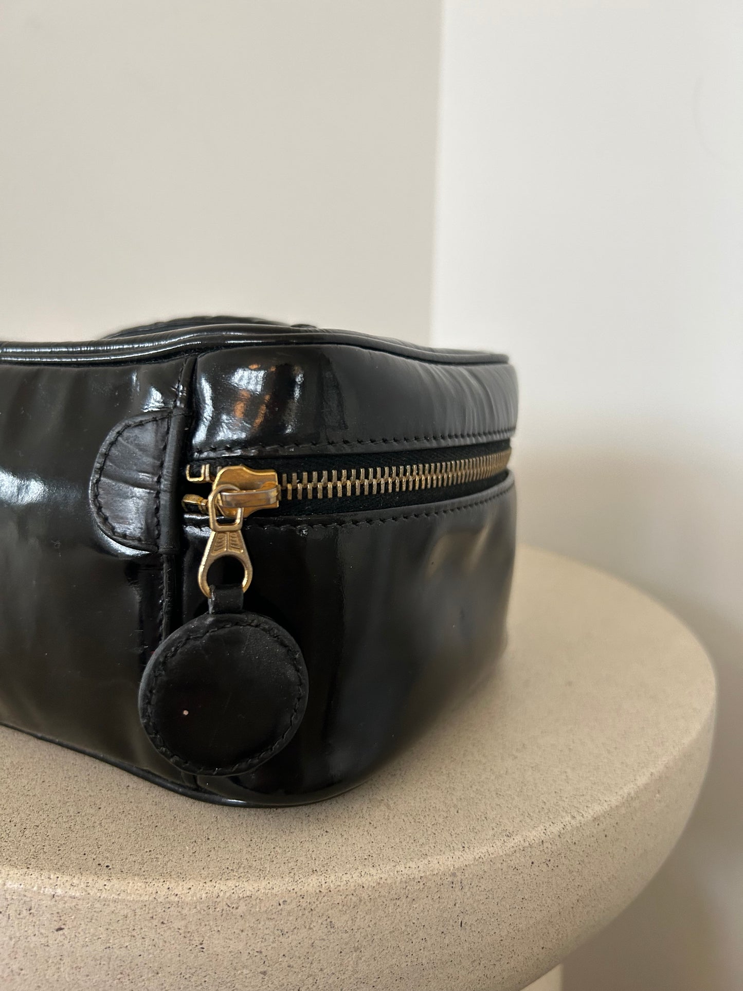Chanel Patent Leather Vanity Bag