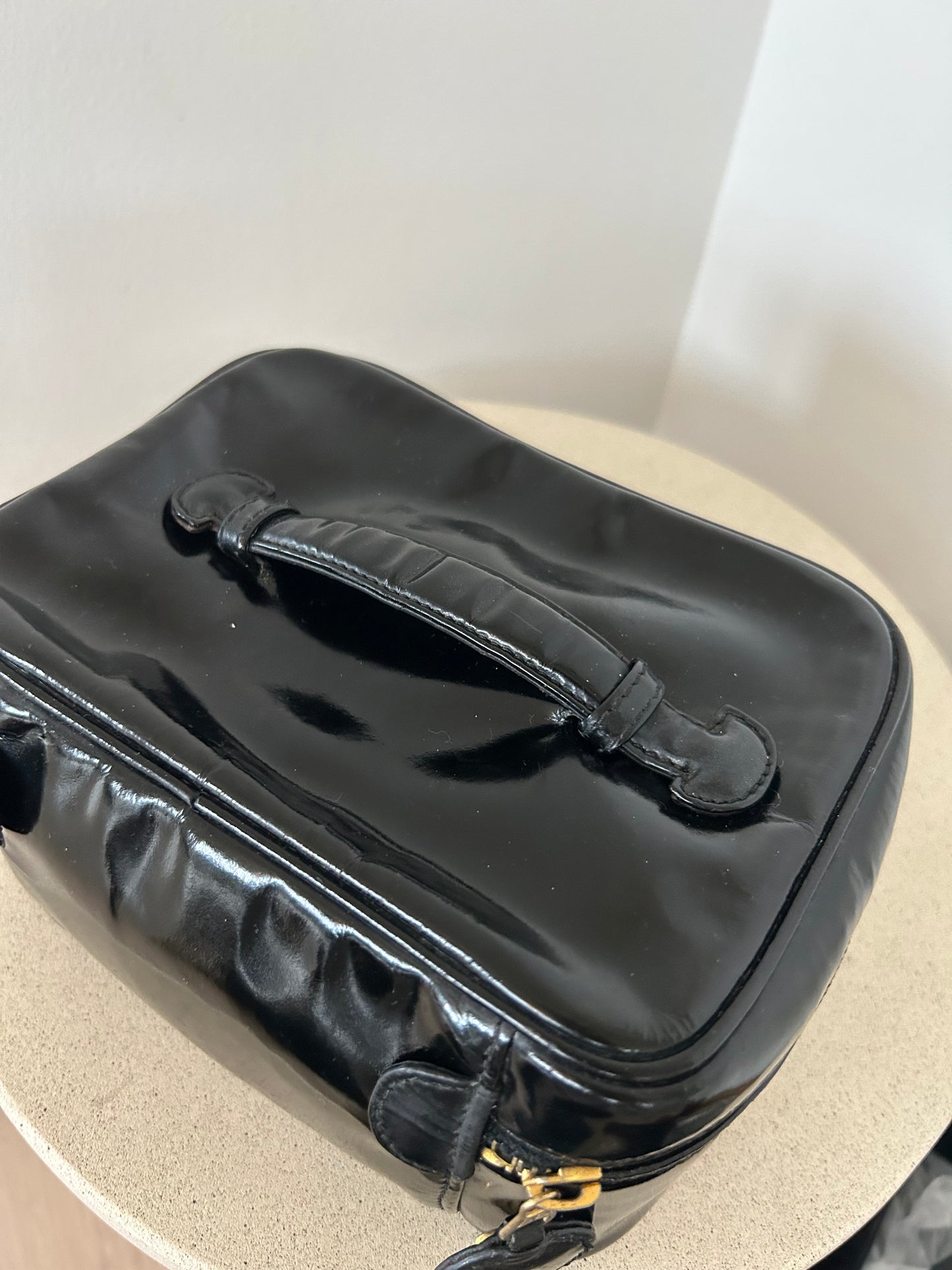Chanel Patent Leather Vanity Bag