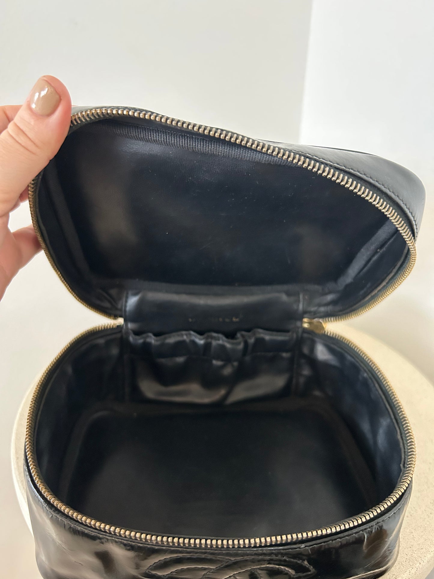 Chanel Patent Leather Vanity Bag