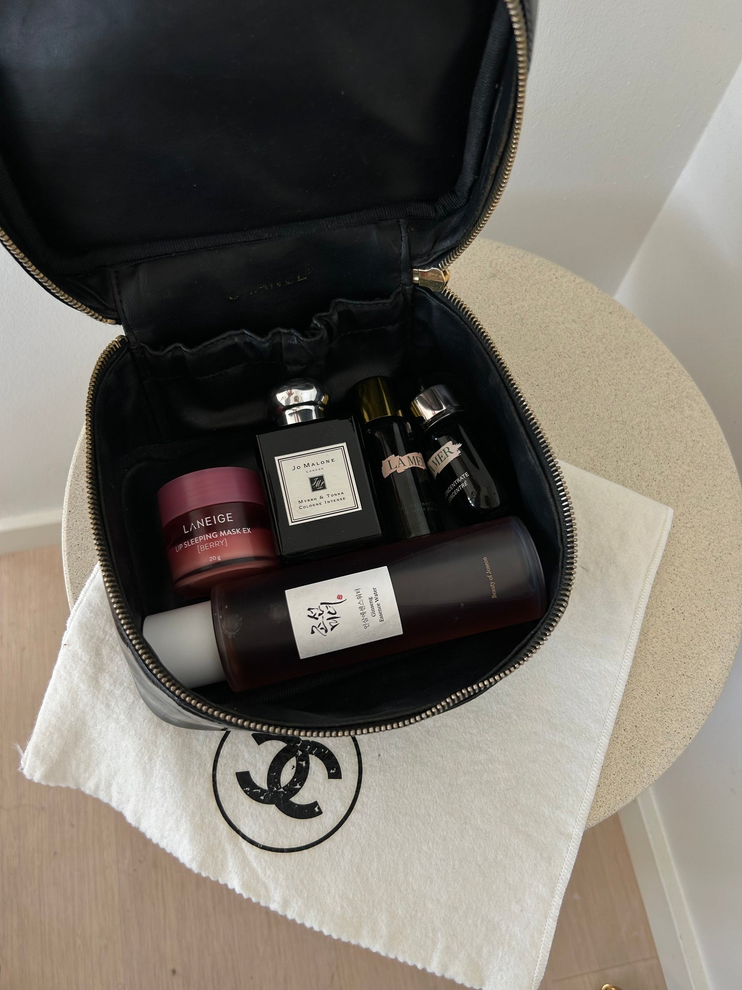 Chanel Patent Leather Vanity Bag