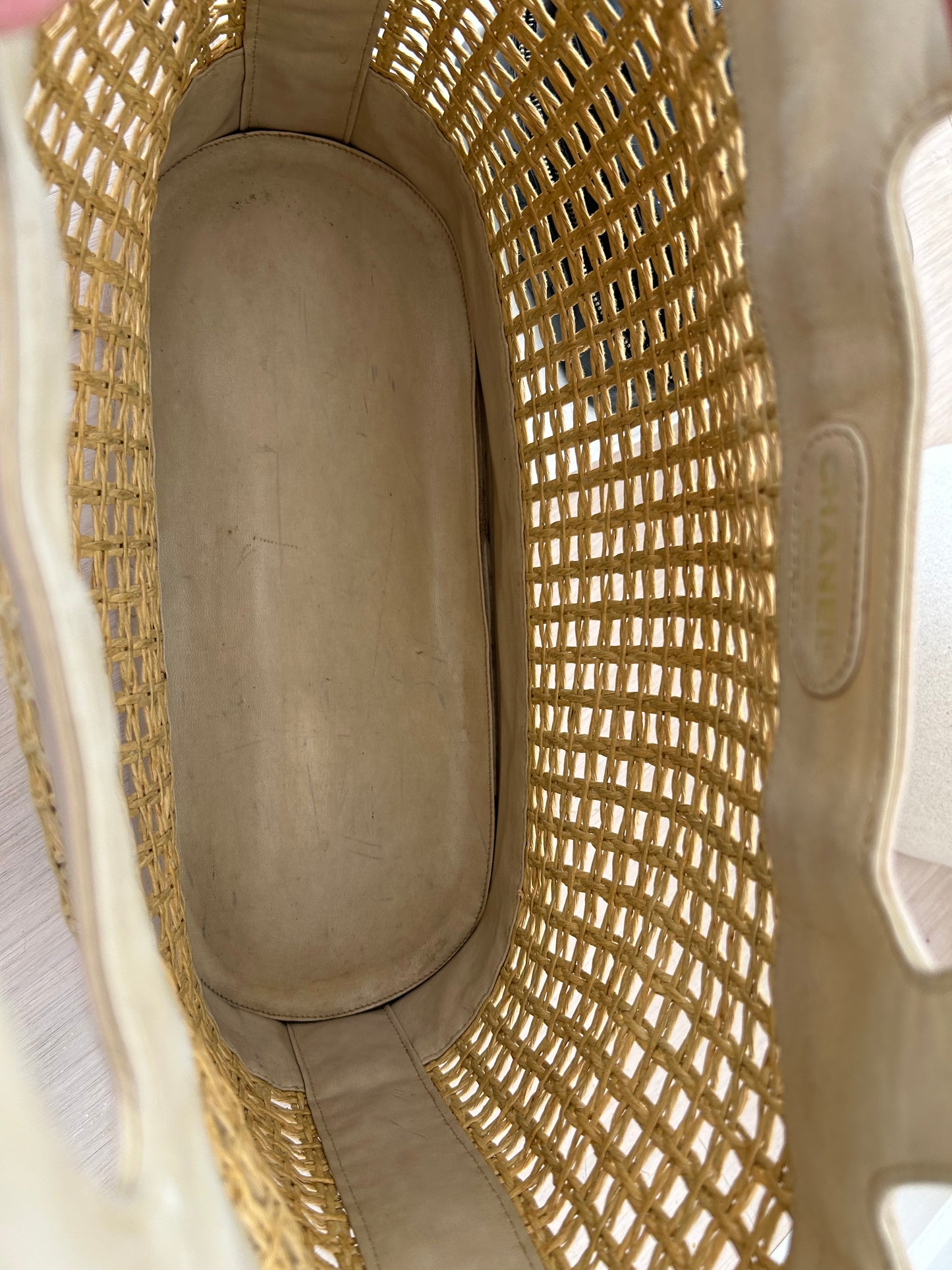 Chanel Wicker Basket Tote