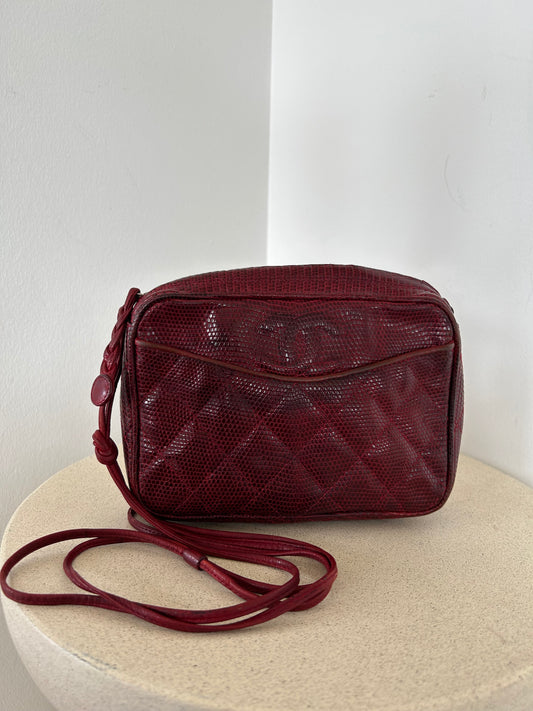 Chanel Reptile Camera Bag