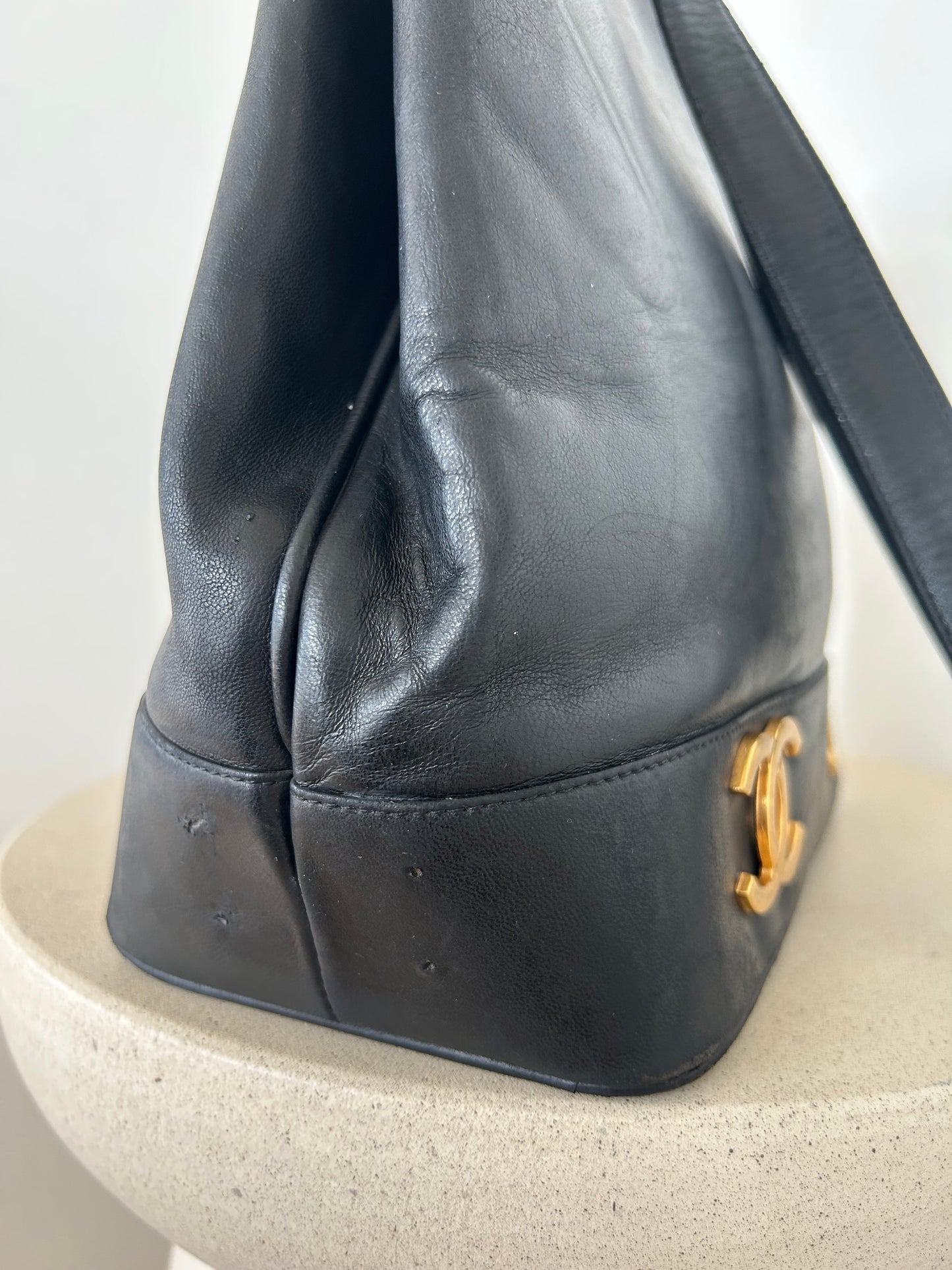 Chanel CC 90’s Bucket Bag