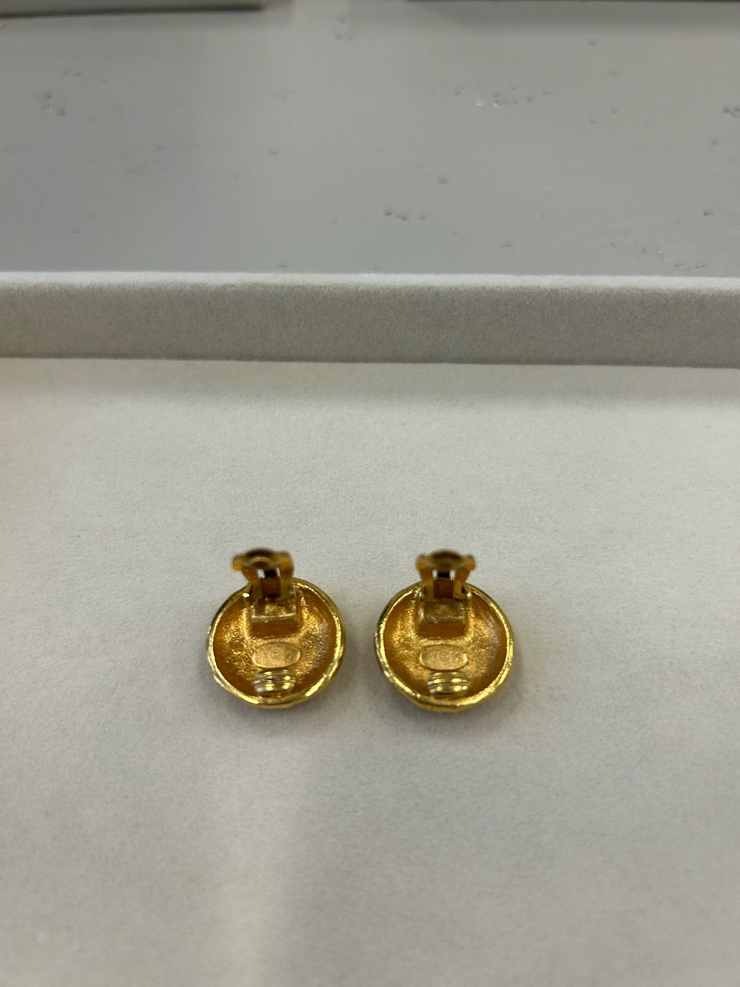 Chanel Gold CC Earrings
