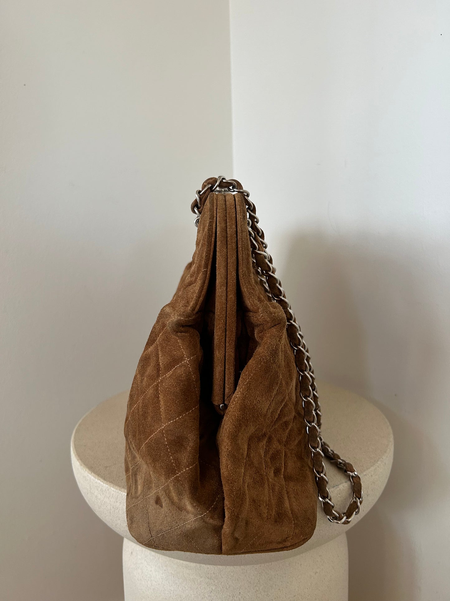 Chanel Suede Shoulder Bag