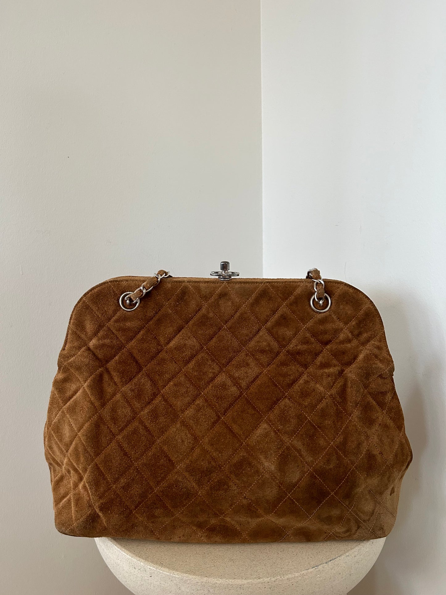 Chanel Suede Shoulder Bag