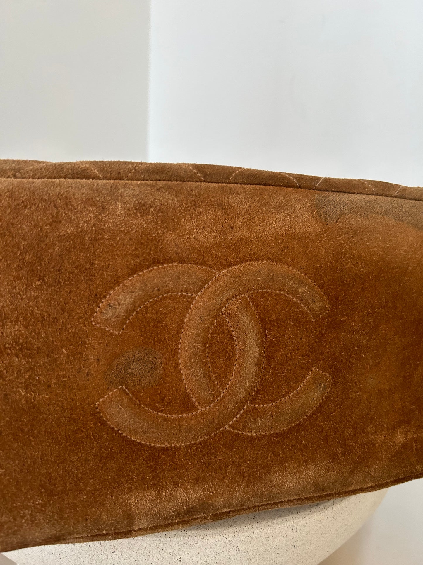 Chanel Suede Shoulder Bag