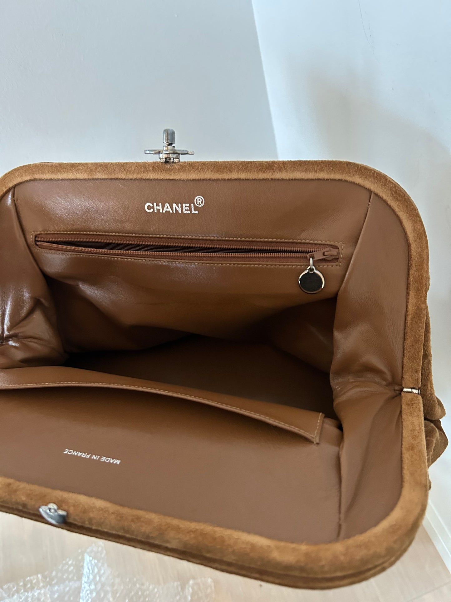 Chanel Suede Shoulder Bag