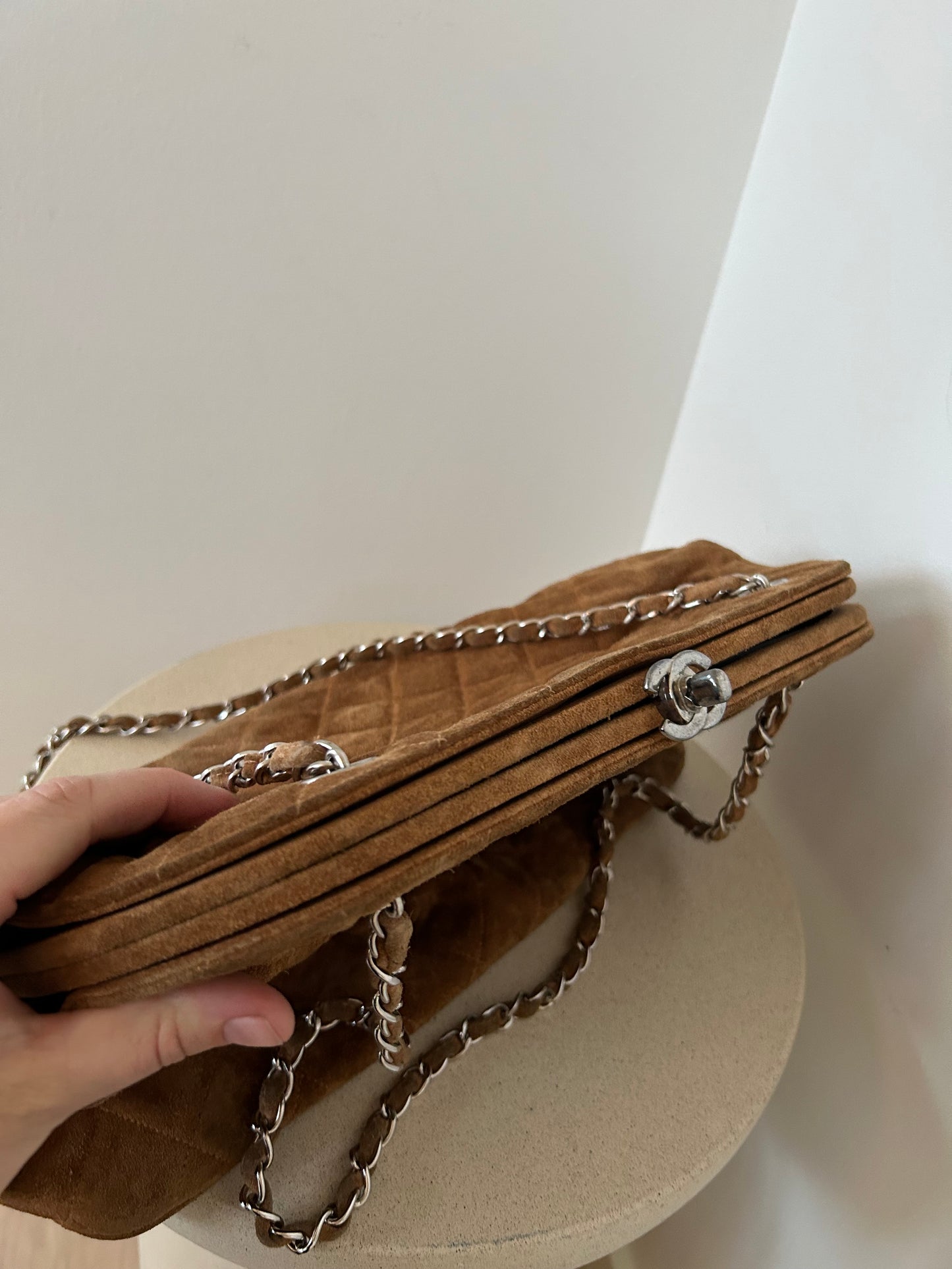 Chanel Suede Shoulder Bag