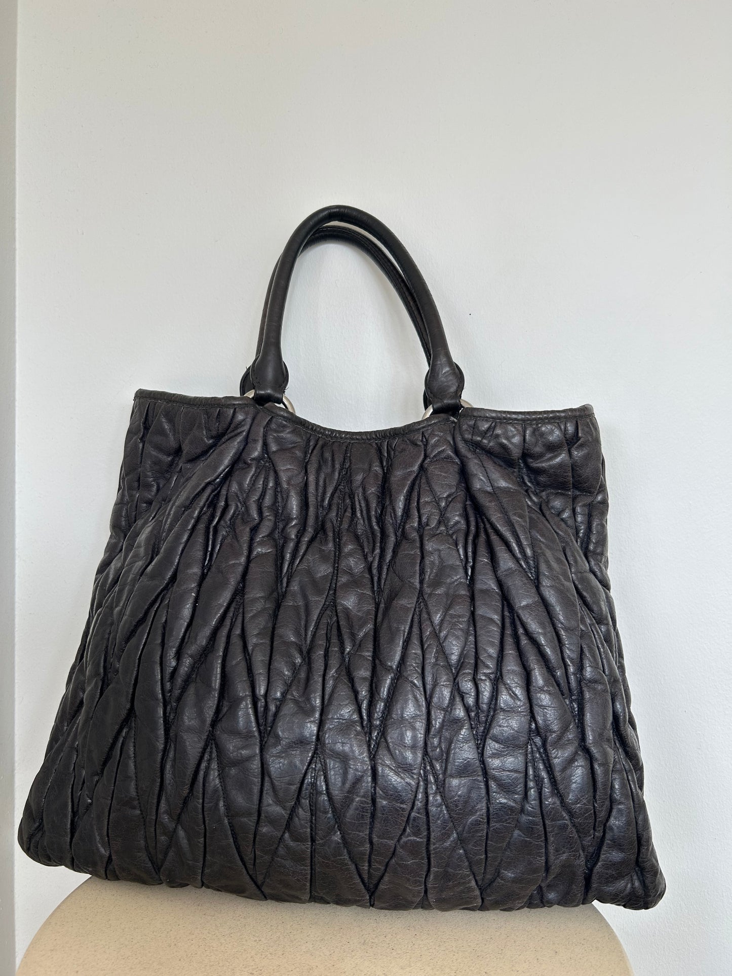 Miu Miu Nappa Shopper