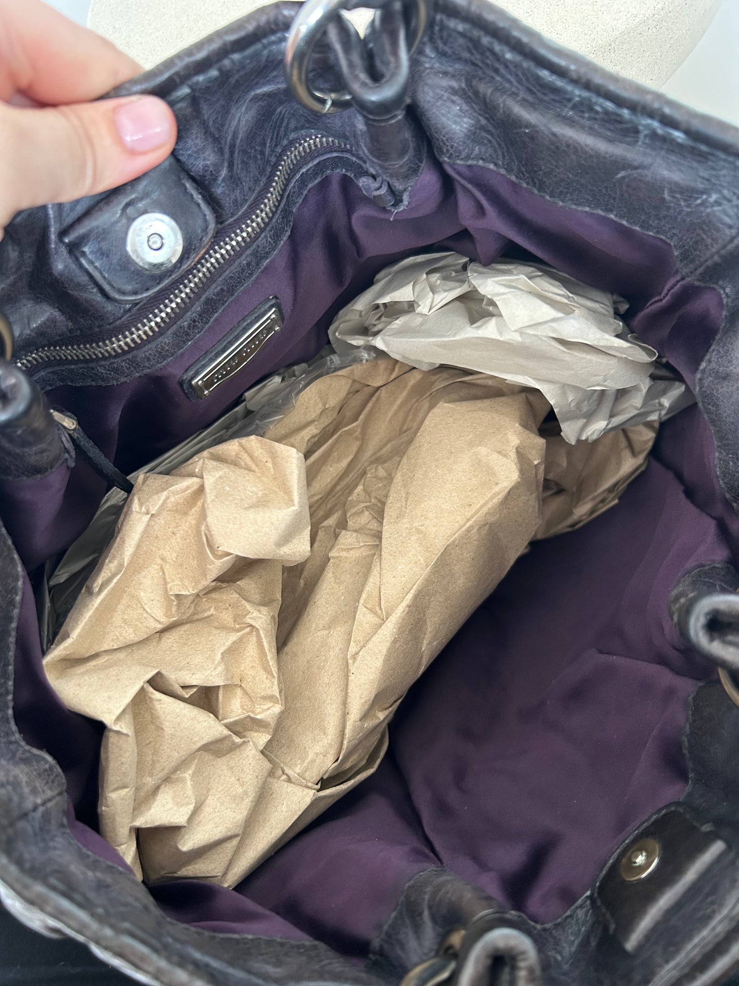 Miu Miu Nappa Shopper