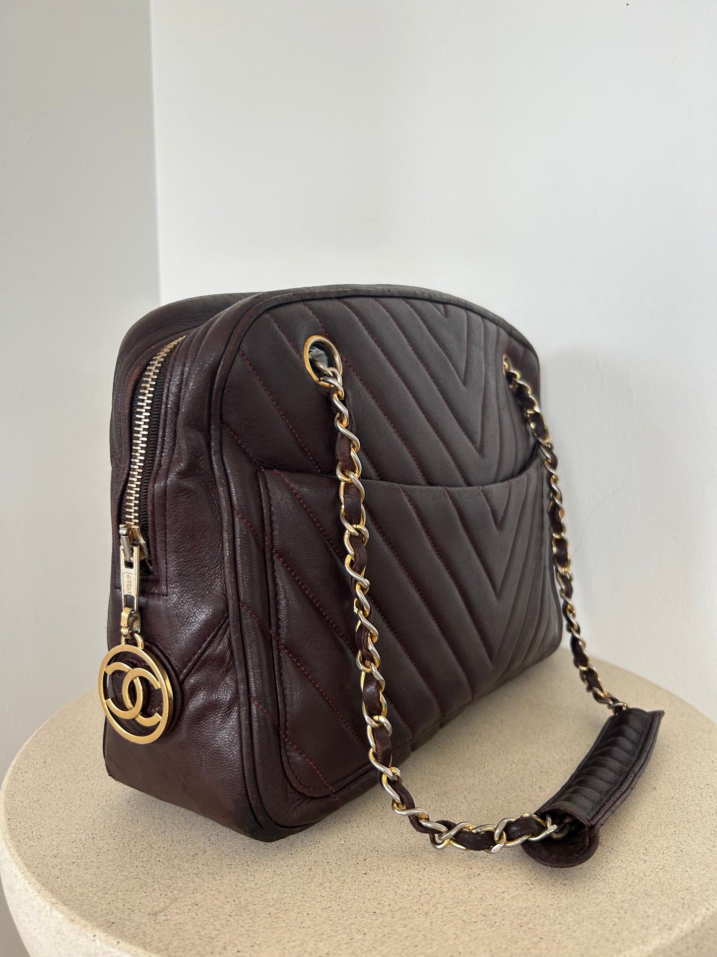 Chanel Chevron Shoulder Bag