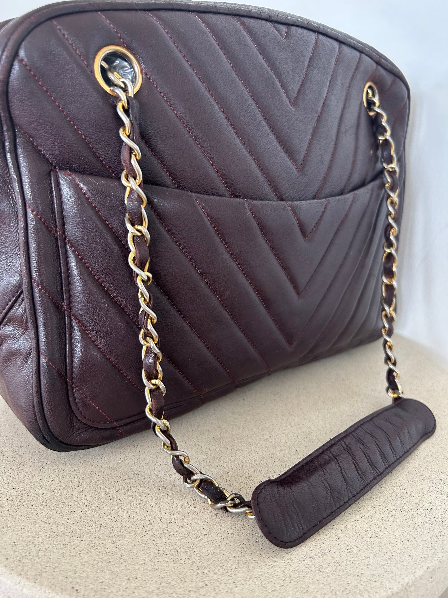 Chanel Chevron Shoulder Bag