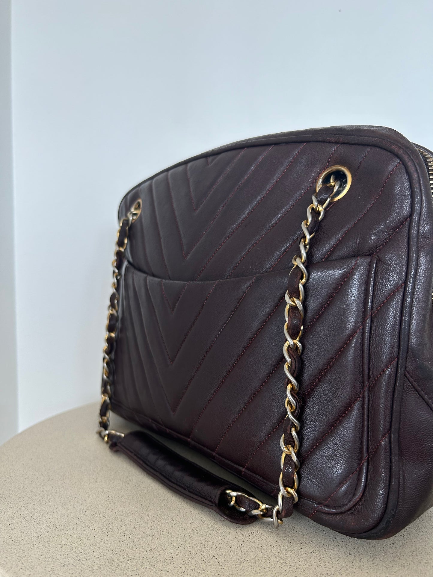 Chanel Chevron Shoulder Bag