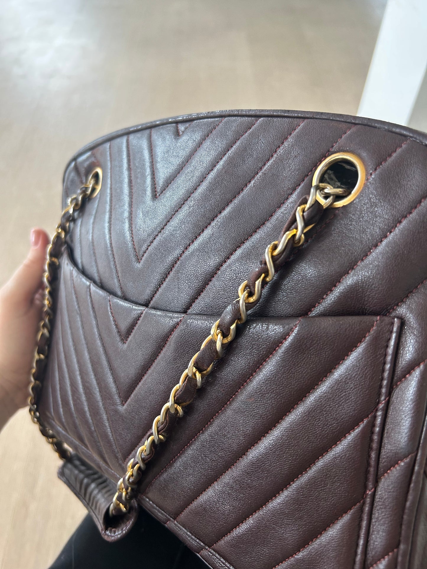 Chanel Chevron Shoulder Bag