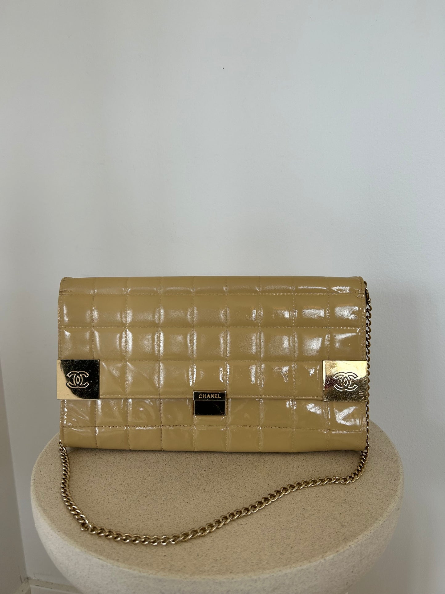 Chanel East West Chocolate Bar Bag