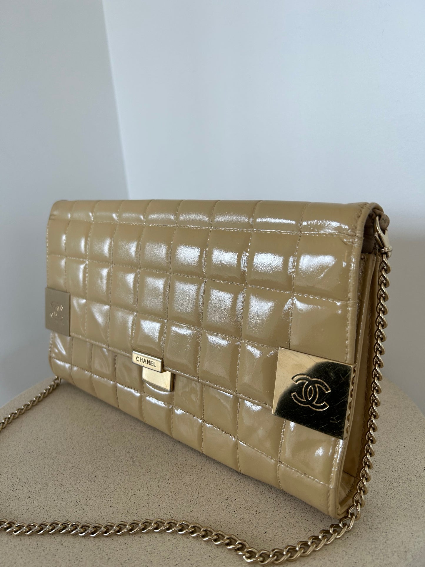 Chanel East West Chocolate Bar Bag