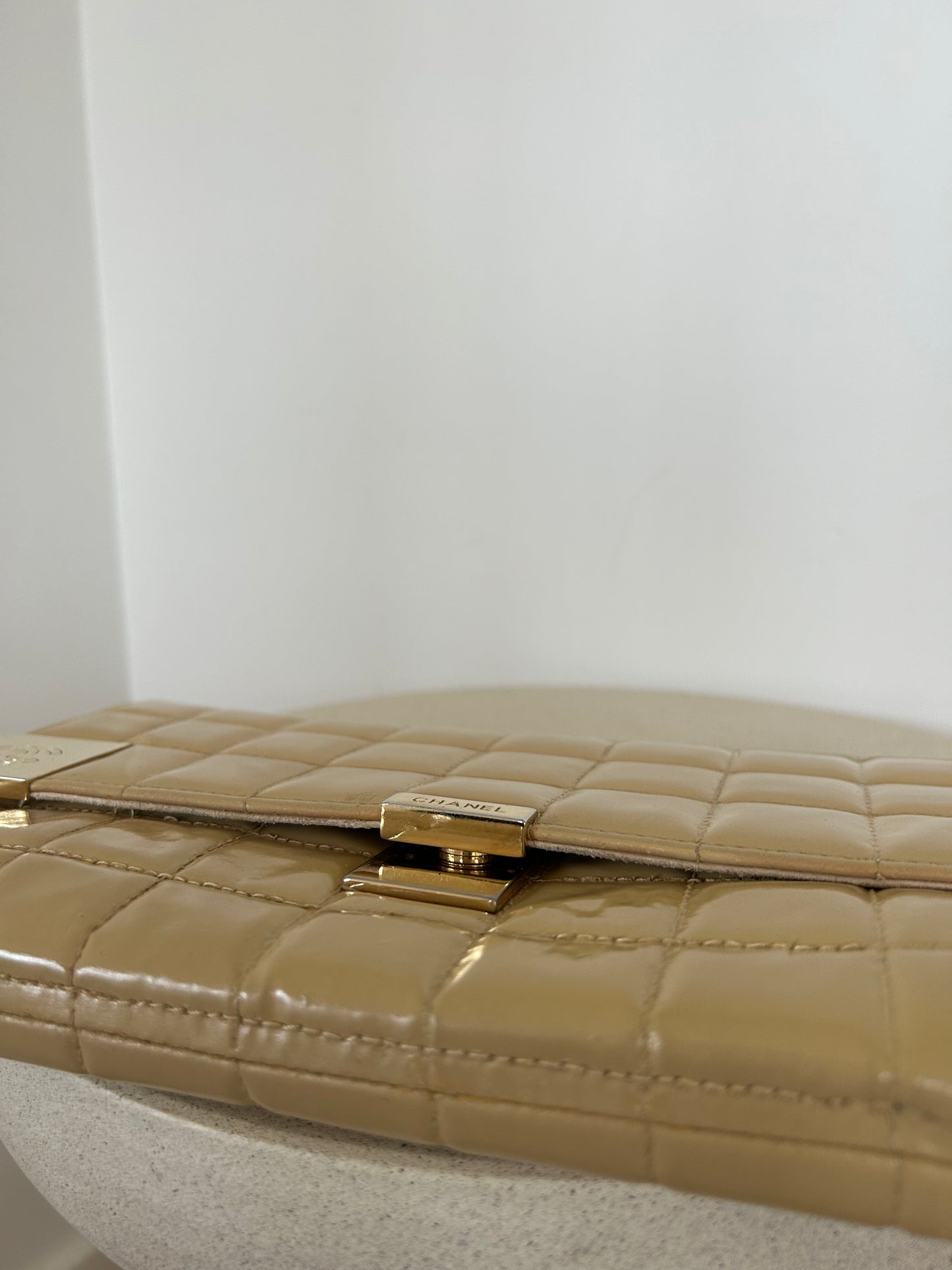 Chanel East West Chocolate Bar Bag