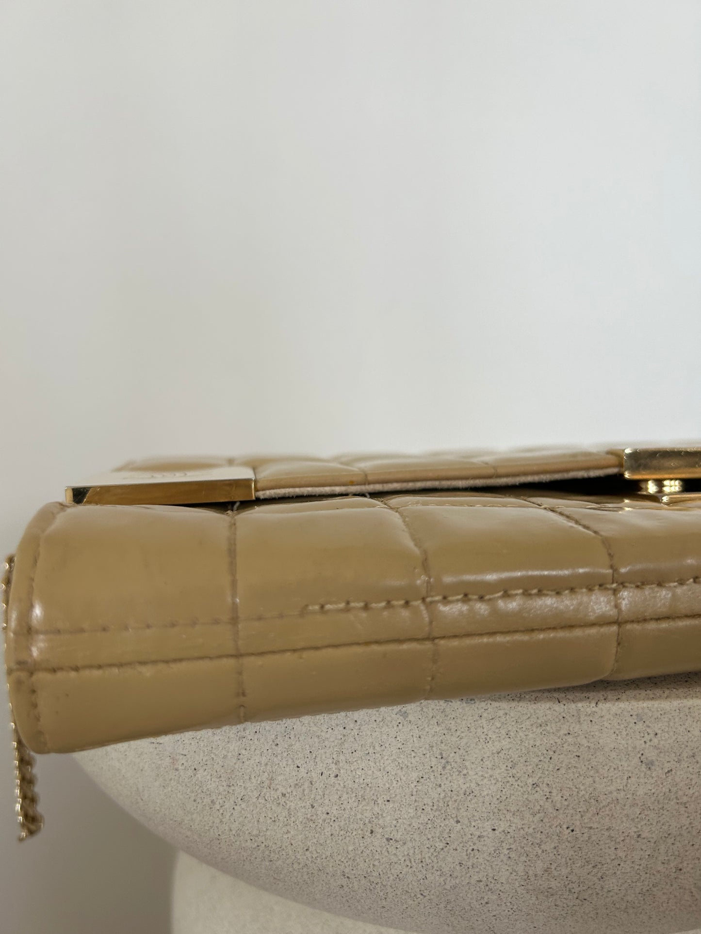 Chanel East West Chocolate Bar Bag
