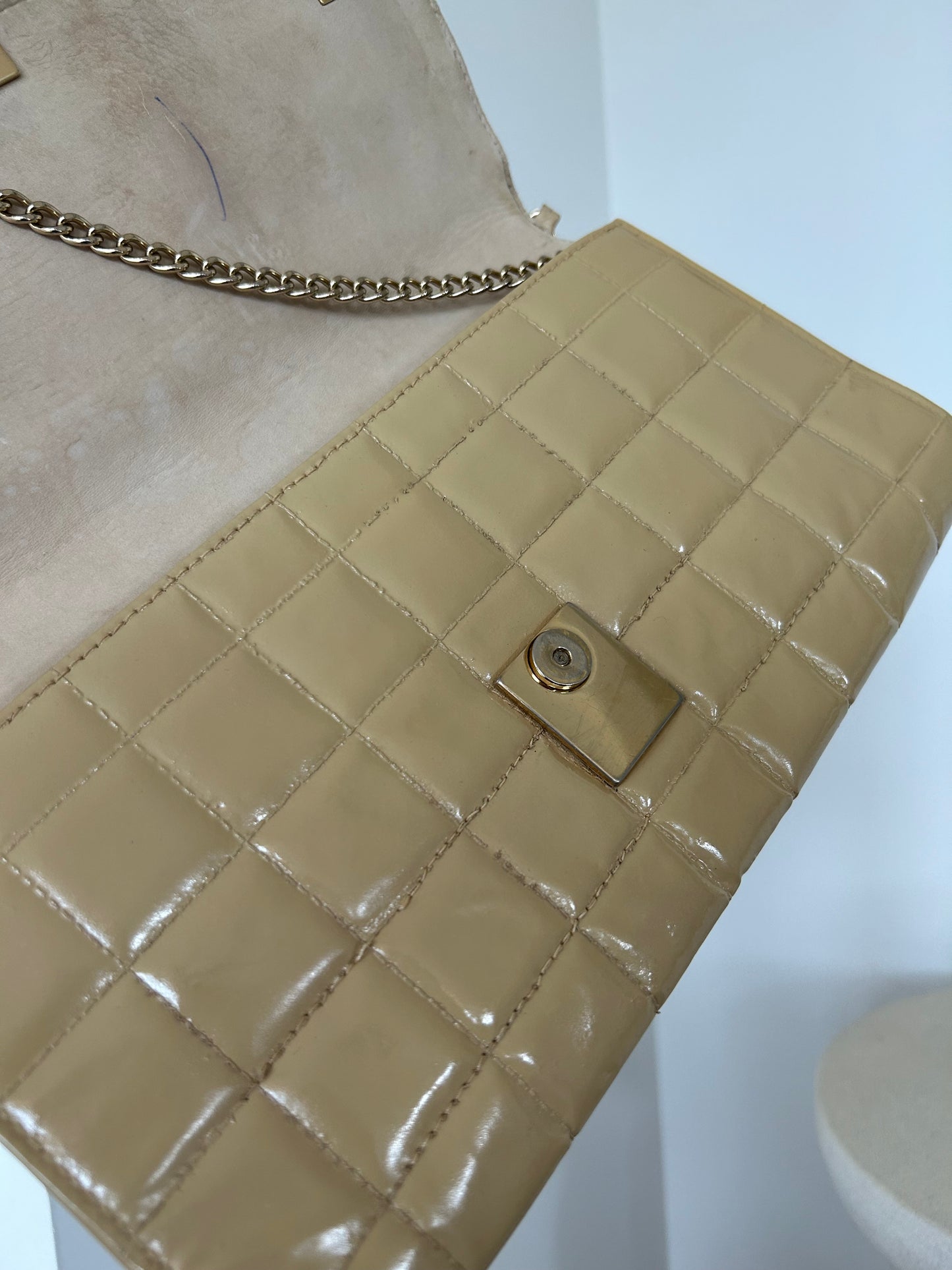 Chanel East West Chocolate Bar Bag