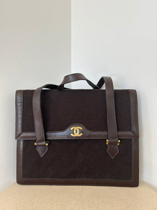 Chanel Shoulder Bag Brown