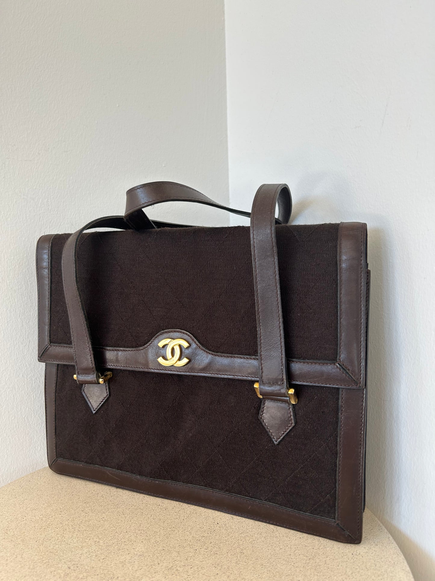 Chanel Shoulder Bag Brown