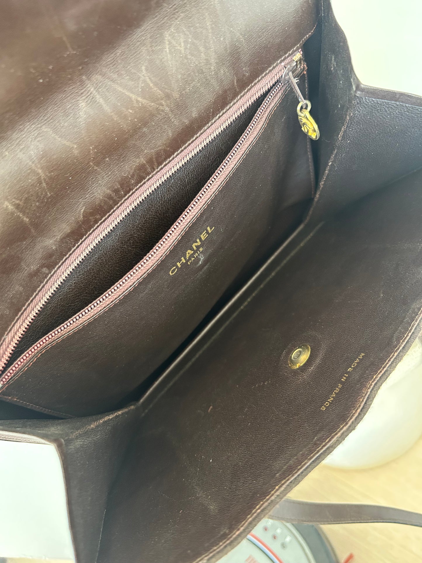 Chanel Shoulder Bag Brown