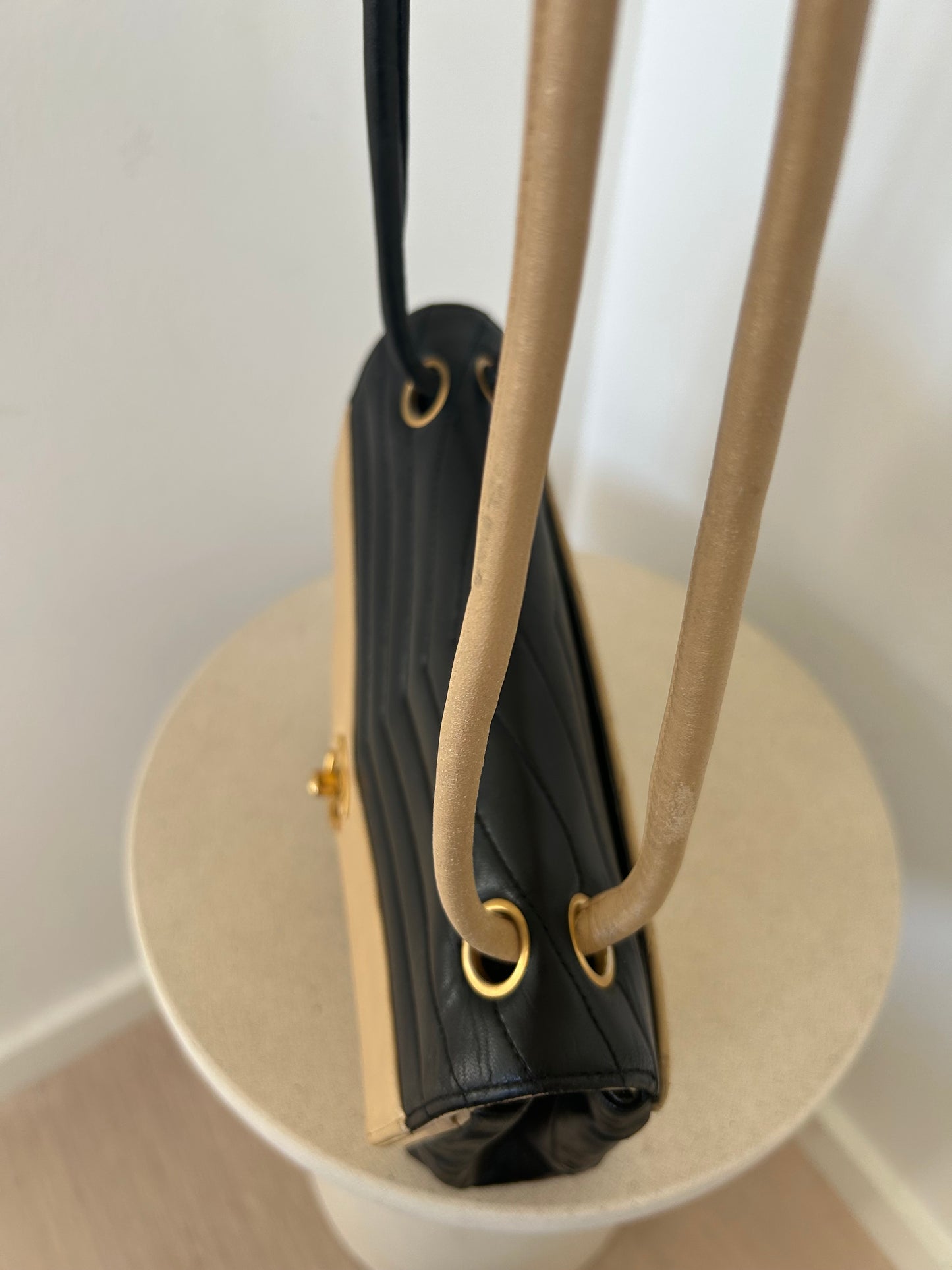 Chanel Bicolor V Stitch Bag