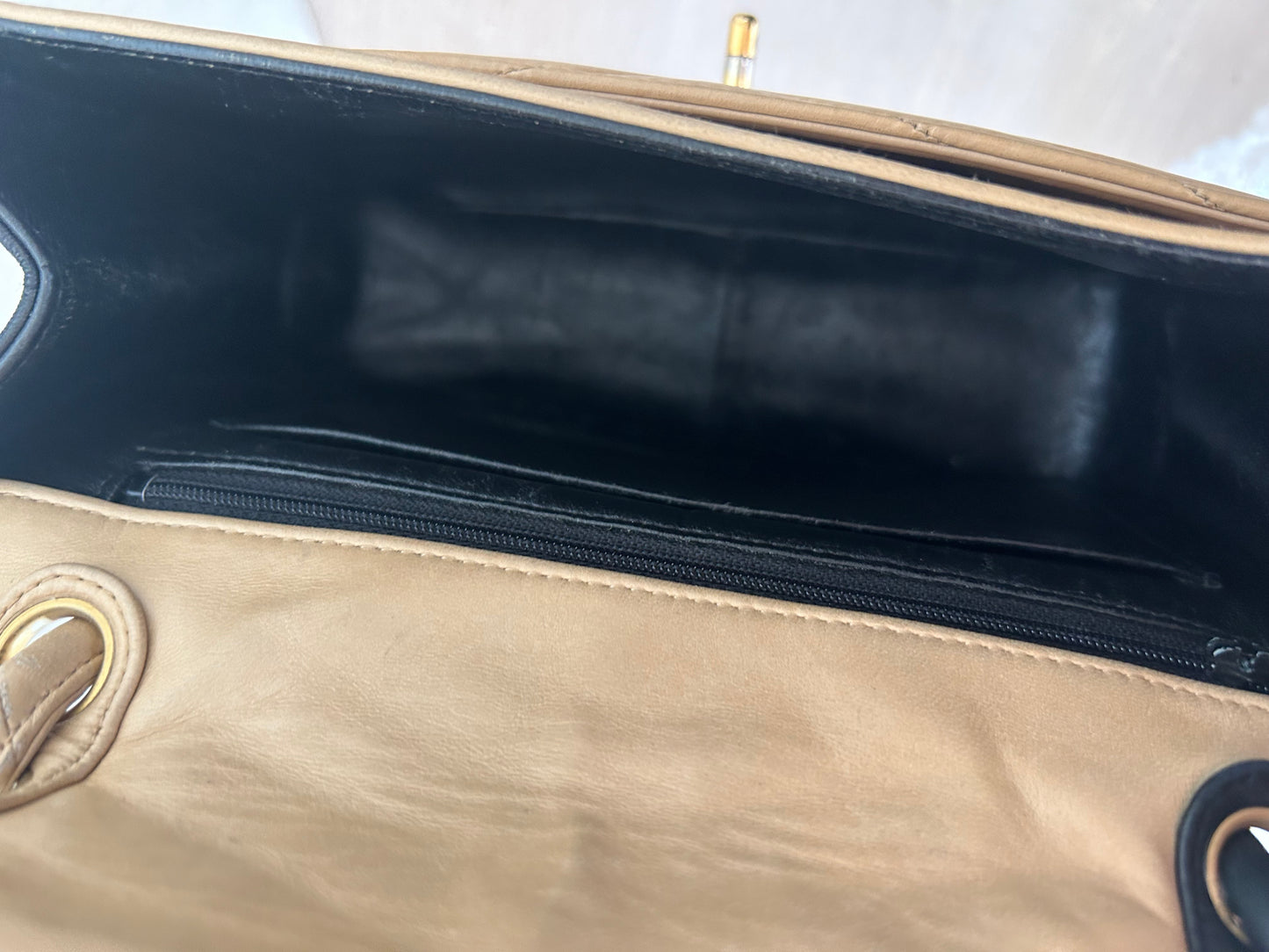 Chanel Bicolor V Stitch Bag