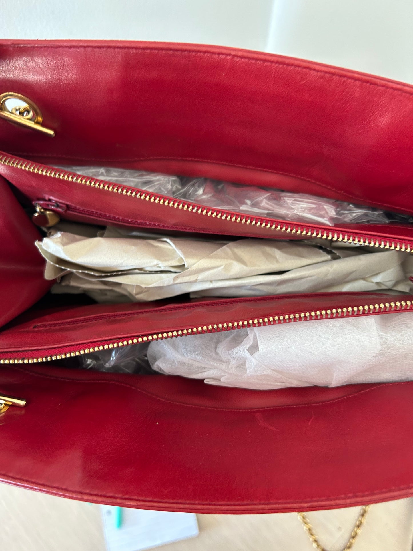 Chanel Shoulder Bag Red/blue