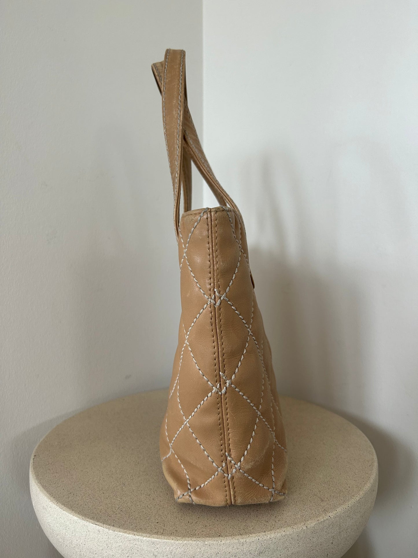 Chanel wild stitch tote