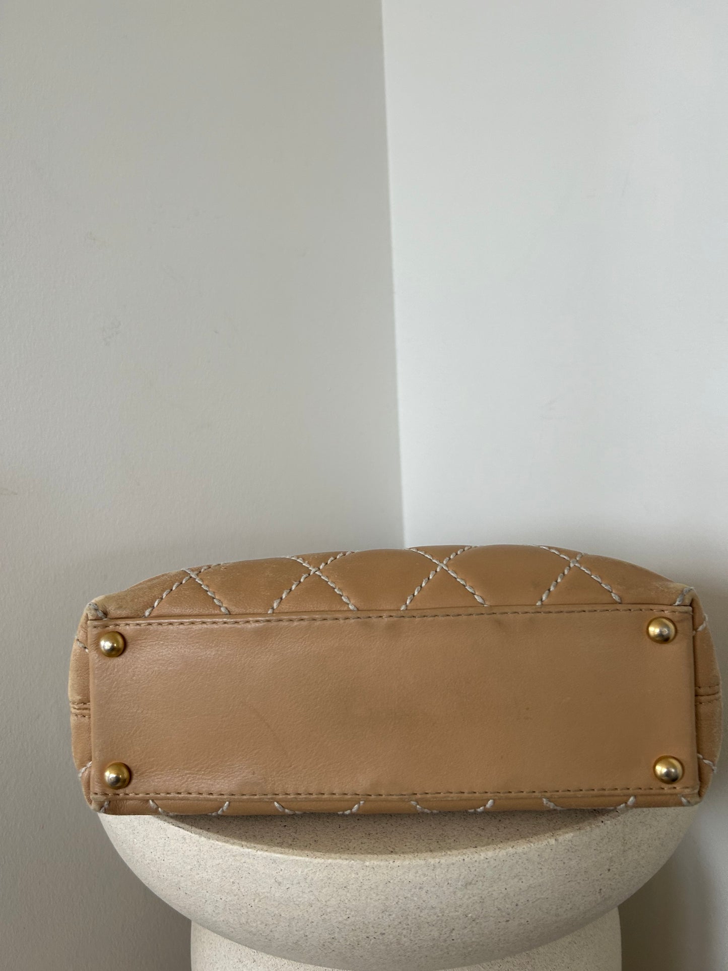 Chanel wild stitch tote