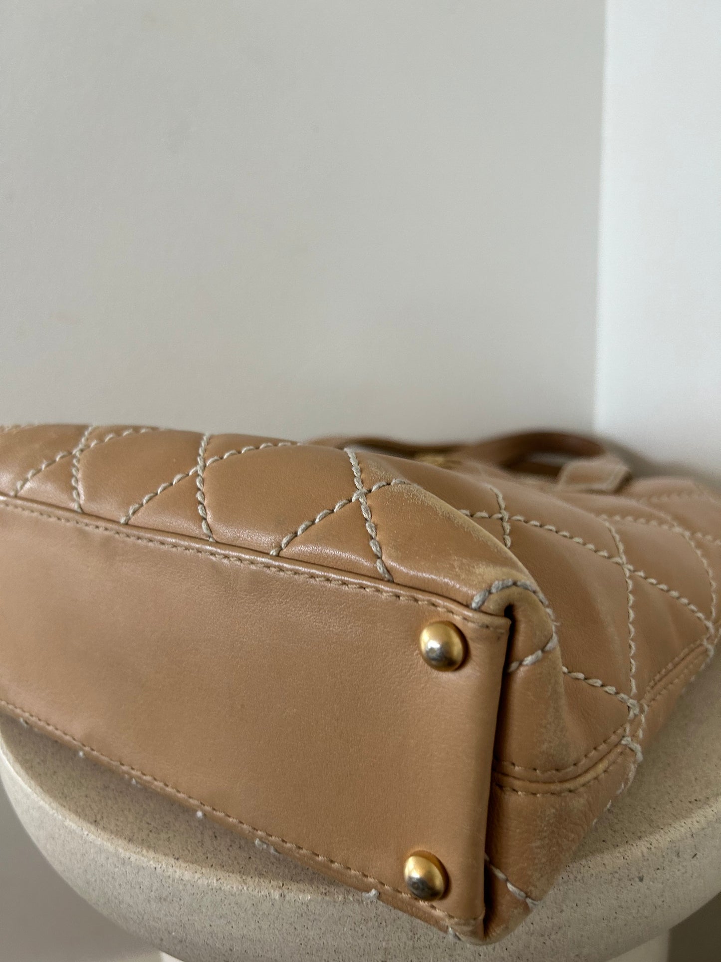 Chanel wild stitch tote