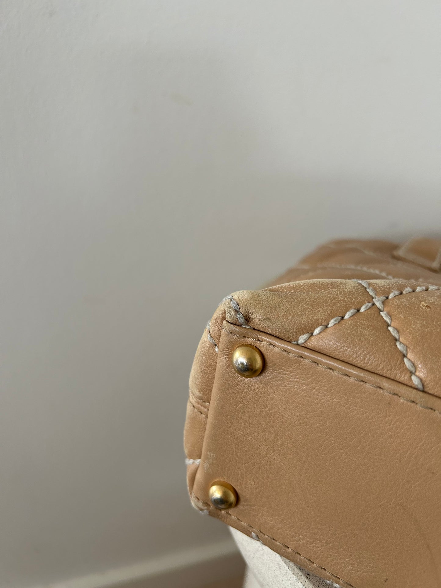 Chanel wild stitch tote