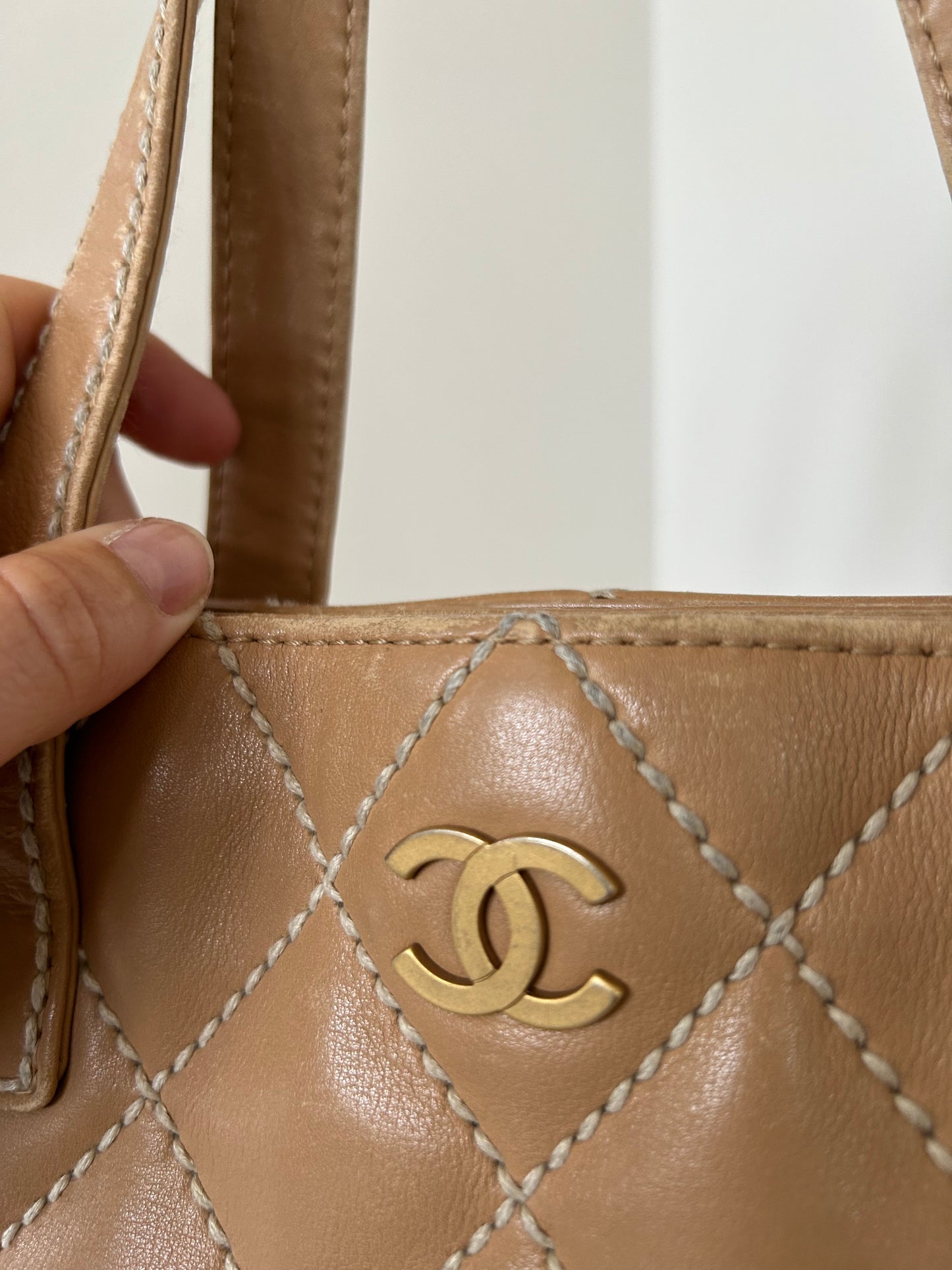 Chanel wild stitch tote