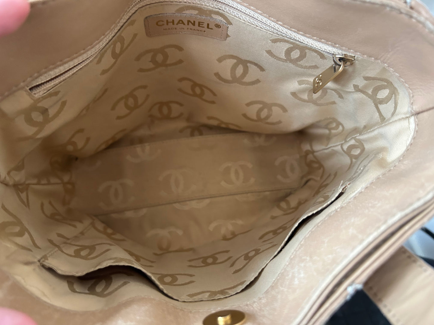 Chanel wild stitch tote