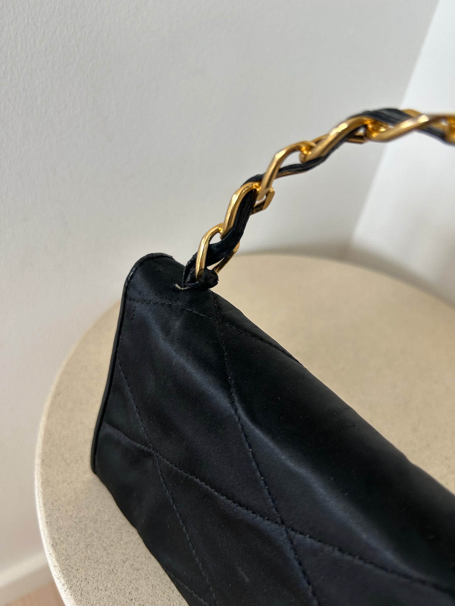 Chanel tophandle nylon bag