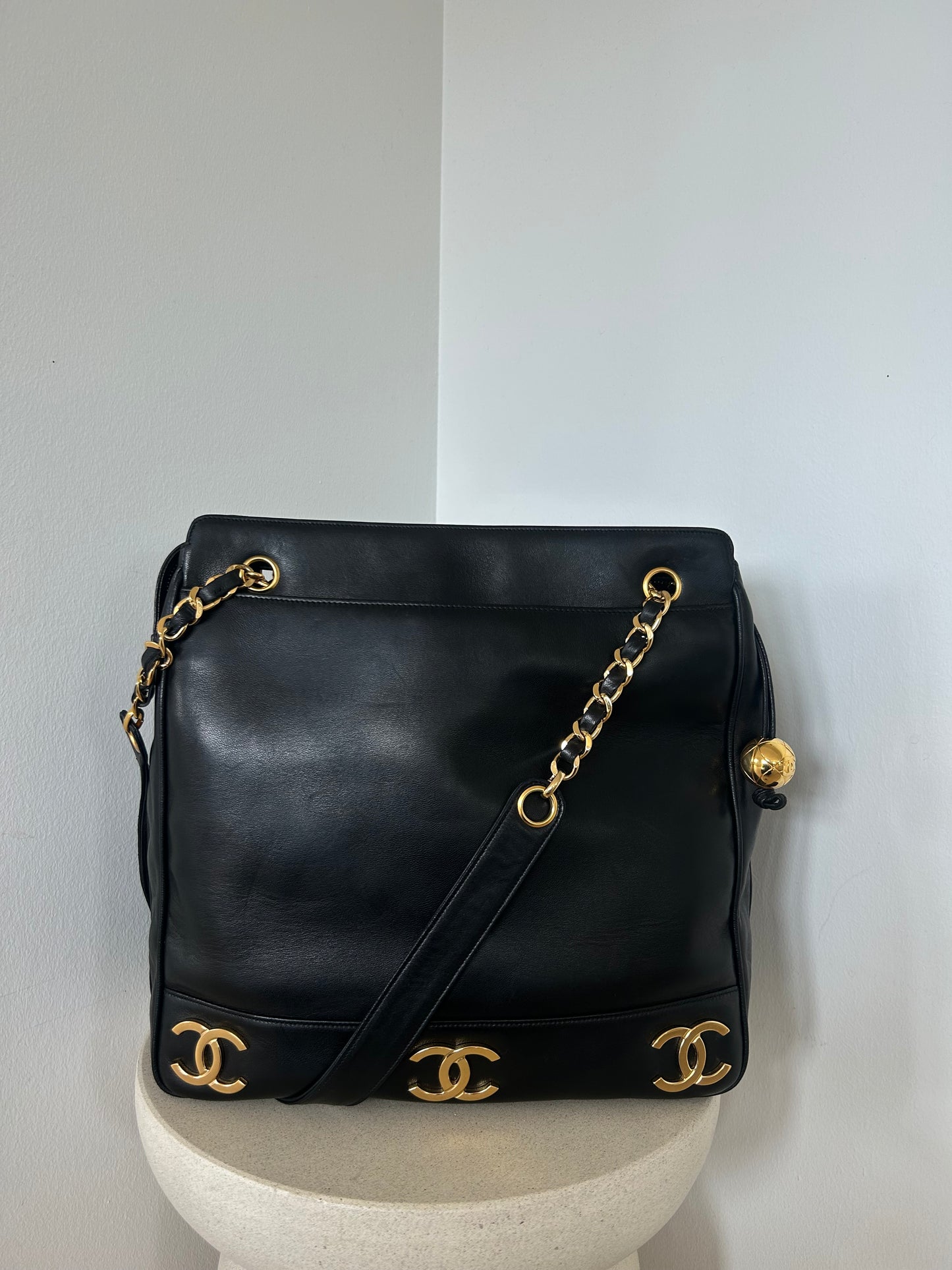 Chanel tripple CC logo bag