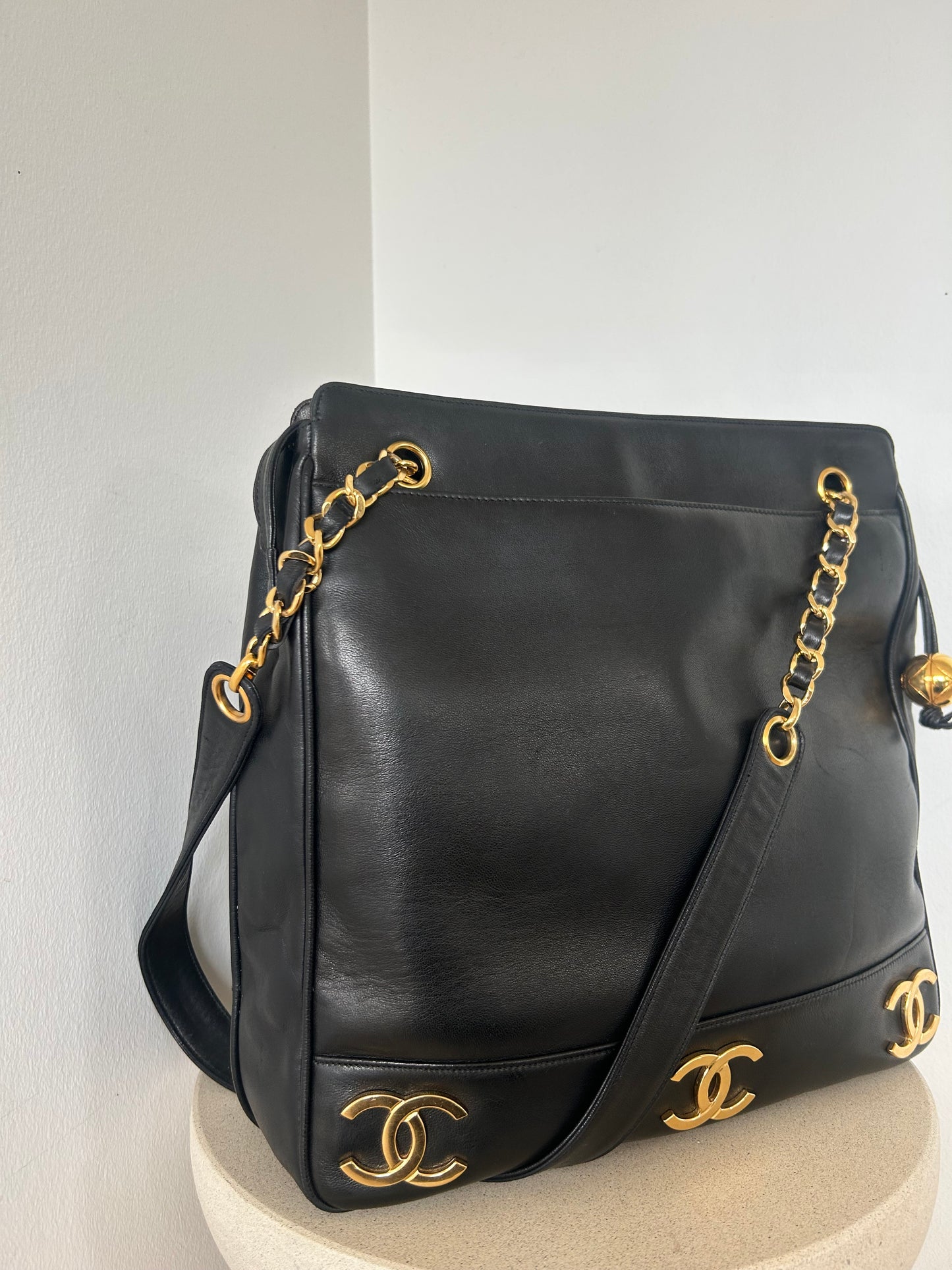 Chanel tripple CC logo bag