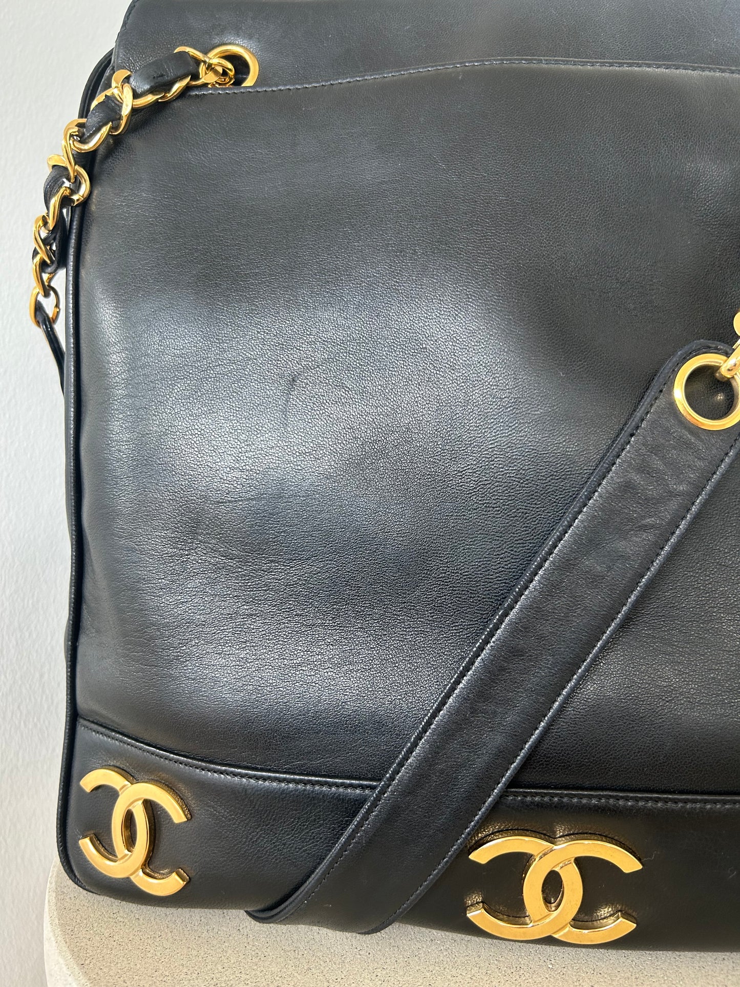 Chanel tripple CC logo bag