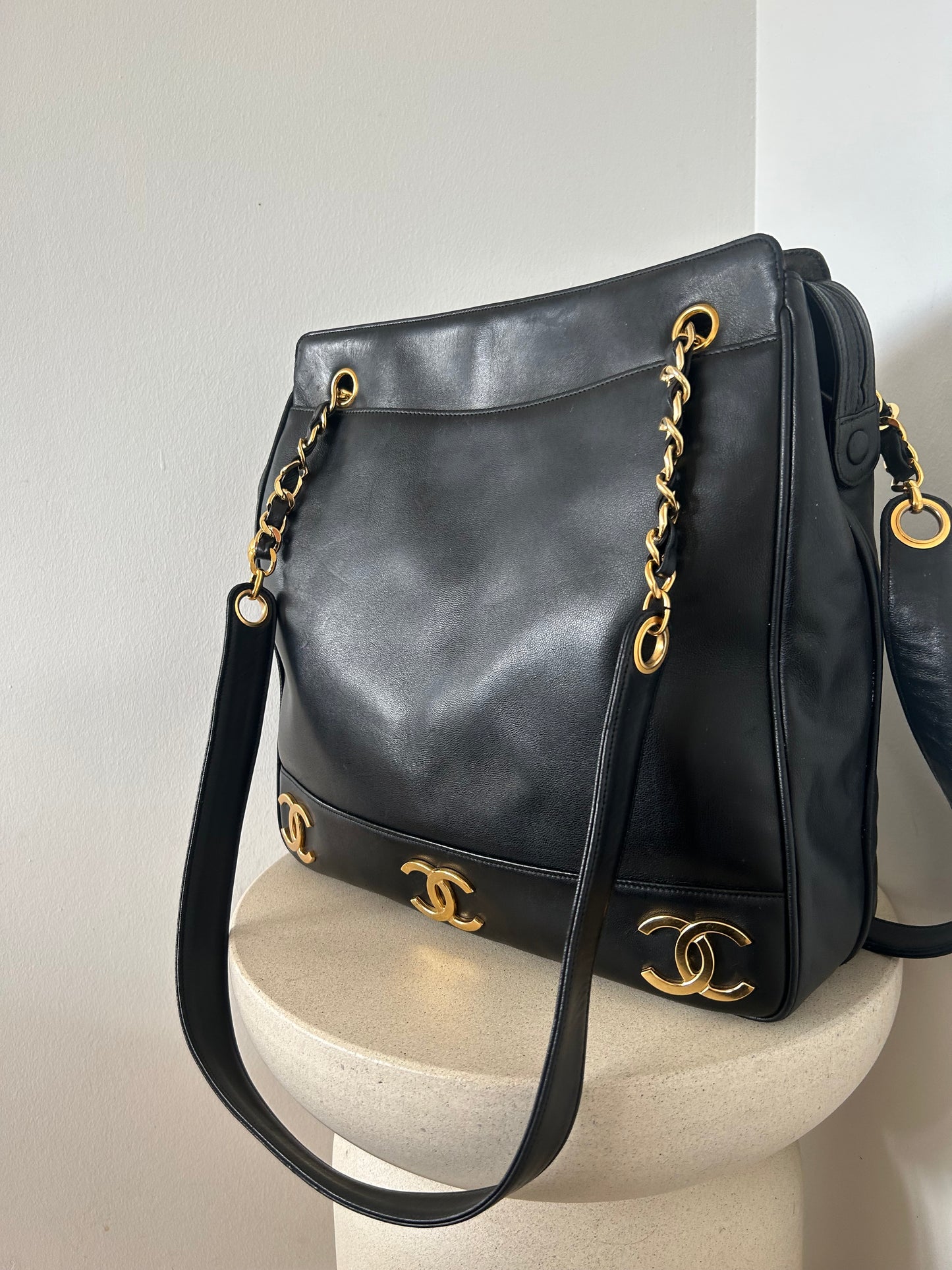 Chanel tripple CC logo bag