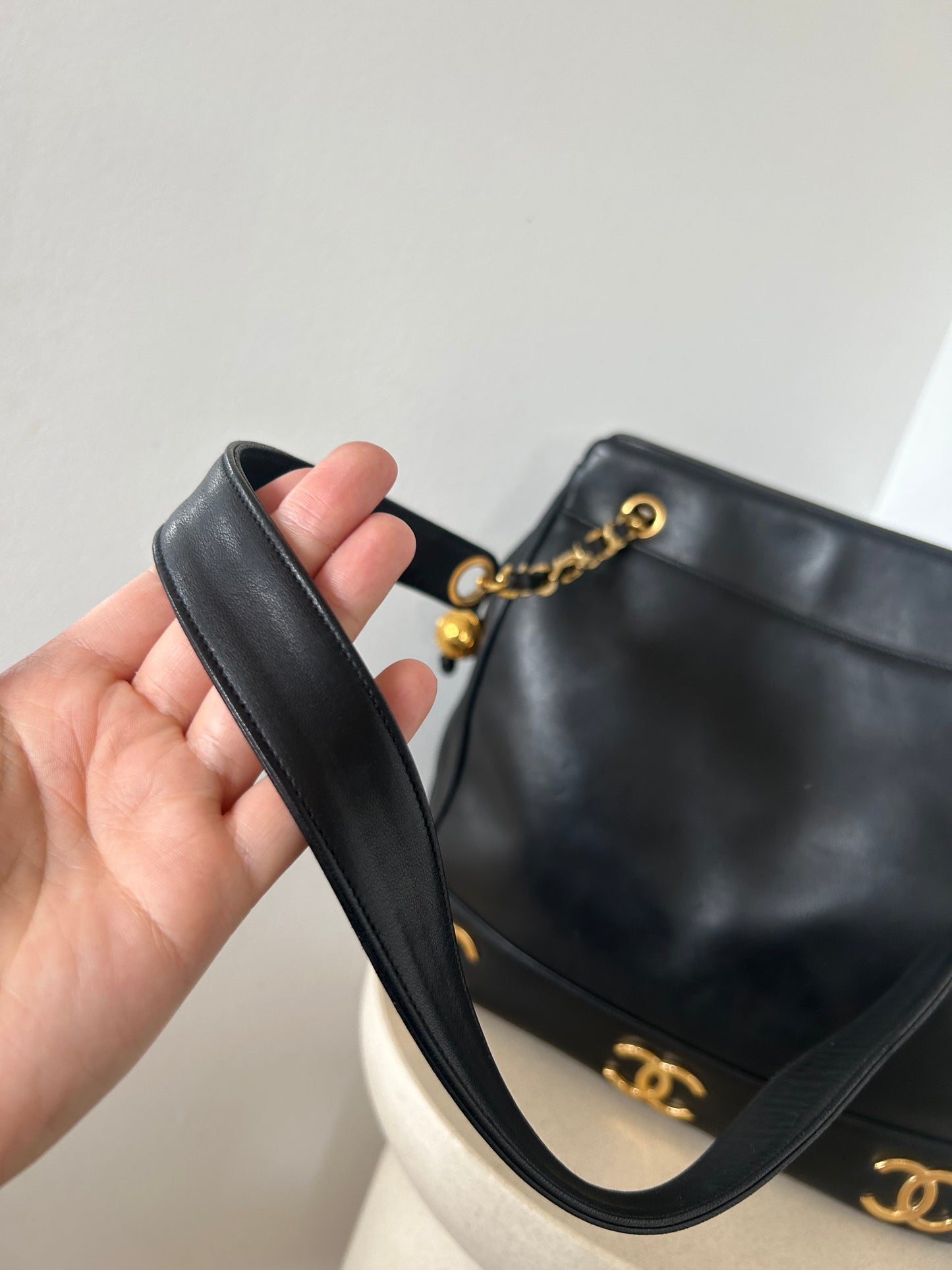Chanel tripple CC logo bag