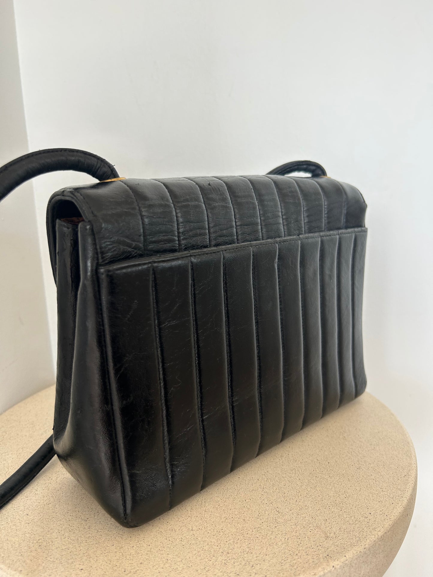 Chanel vertical quilt bag