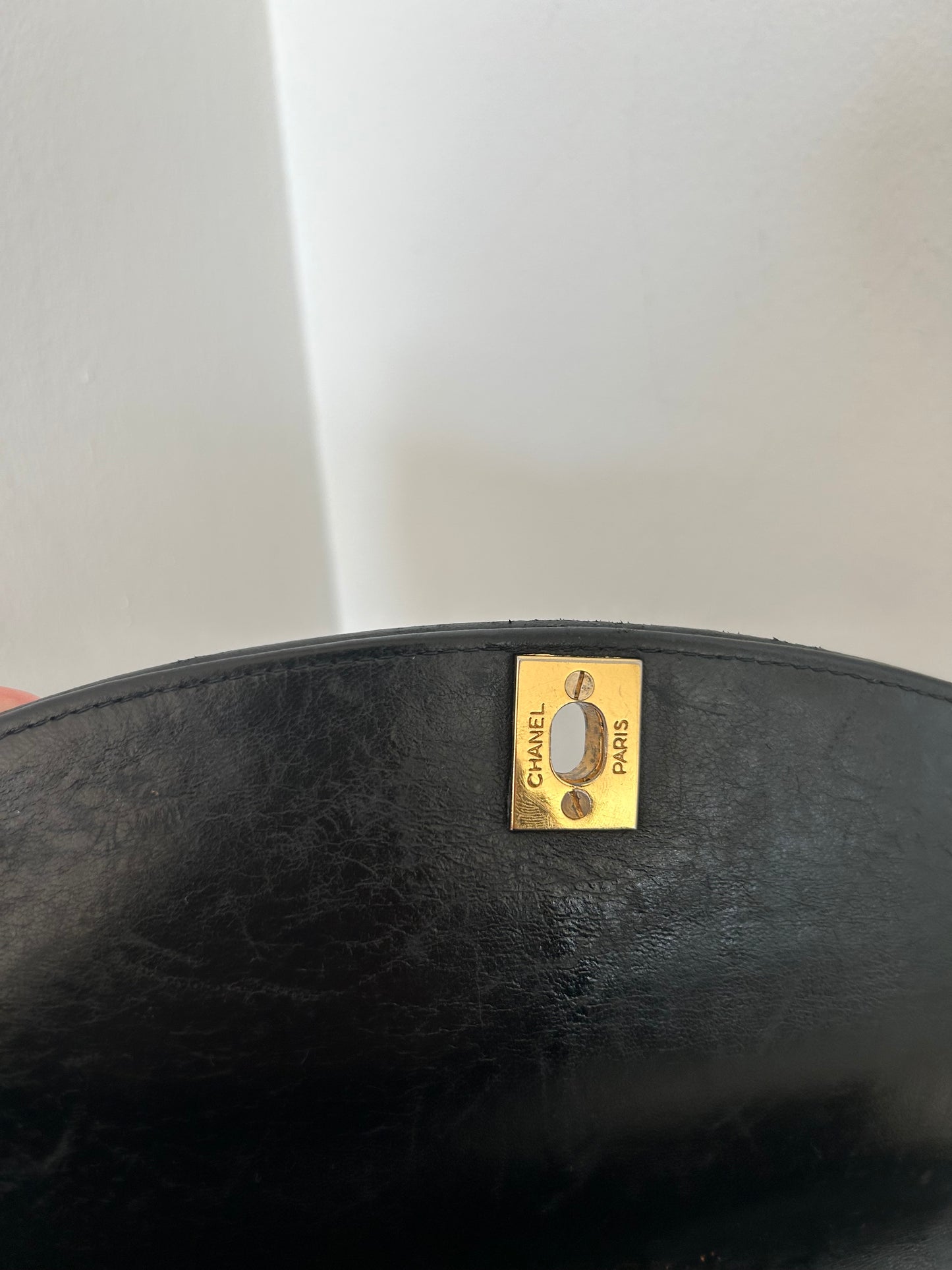 Chanel vertical quilt bag