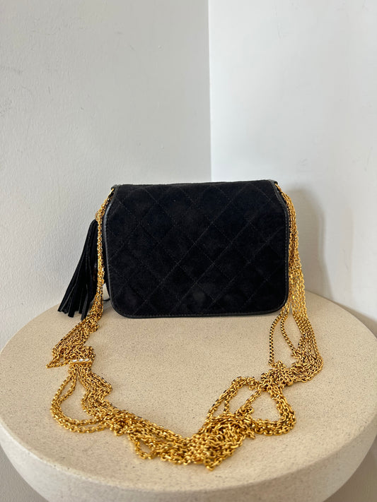 Chanel suede bag