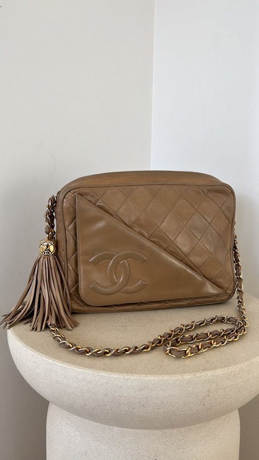 Chanel Camera Bag Beige