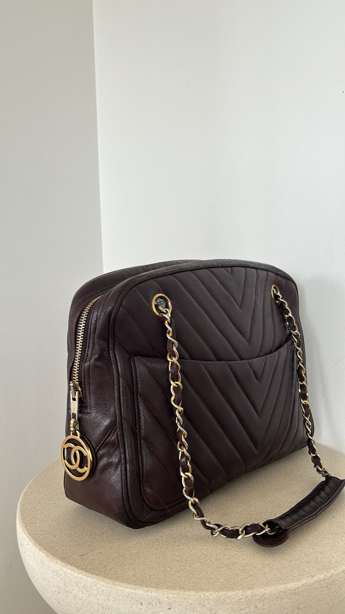 Chanel Chevron Shoulder Bag